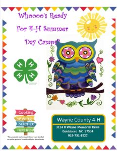 Cover photo for COMING SOON!! 4-H Summer Day Camps
