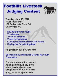 Cover photo for 2019 Foothills Livestock Judging Contest